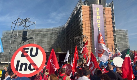Europski sindikati prosvjedovali protiv inicijative 