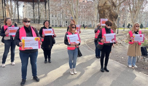 Javna akcija i performans: Budi hrabra. Budi glasna. Budi u sindikatu. 
