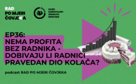 Podcast Rad po mjeri čovjeka EP36: Nema profita bez radnika-dobivaju li radnici pravedan dio kolača?