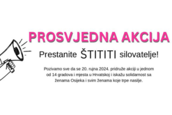 Akcija uoči Nacionalnog dana borbe protiv nasilja nad ženama: „Prestanite štititi silovatelje!“ u 15 gradova