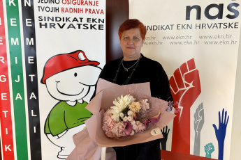 Aleksandra Dučkić - prva predsjednica Sindikata EKN-a Hrvatske