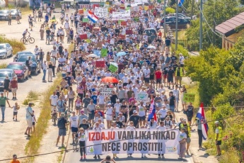 Podrška prosvjedu „Hodaj za Liku, hodaj za Hrvatsku!“