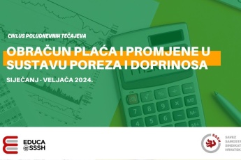 Ciklus tečajeva “Obračun plaća i promjene u sustavu poreza i doprinosa”