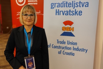 Jasenka Vukšić izabrana za predsjednicu Sindikata graditeljstva Hrvatske (SGH)