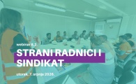 Webinar 8.2.: Strani radnici i sindikat