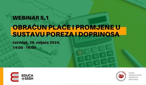 Webinar 5.1: Obračun plaće i promjene u sustavu poreza i doprinosa