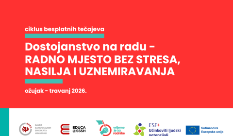 CIKLUS TEČAJEVA: Radno mjesto bez stresa, nasilja i uznemiravanja