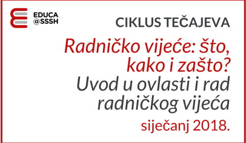 Novi termini za tečaj “Radničko vijeće: što, kako i zašto?”