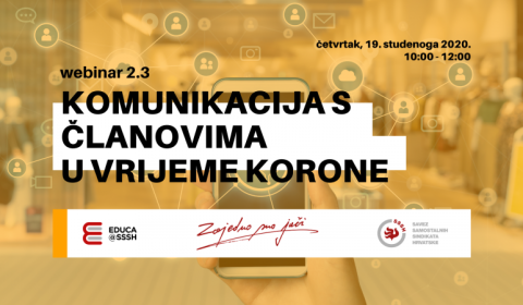 Webinar 2.3: Komunikacija sa članovima u vrijeme korone
