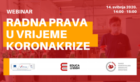 Webinar: Radna prava u vrijeme koronakrize