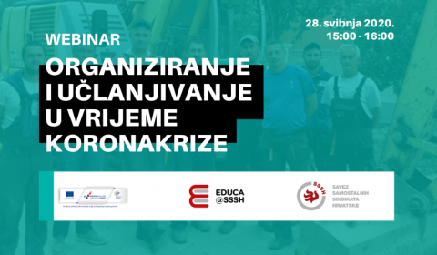 Webinar #2: Organiziranje i učlanjivanje u vrijeme koronakrize