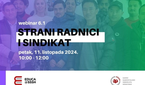 Webinar 6.1: Strani radnici i sindikat